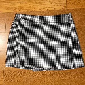 L.A. Hearts skort, size small, black, white, gingham